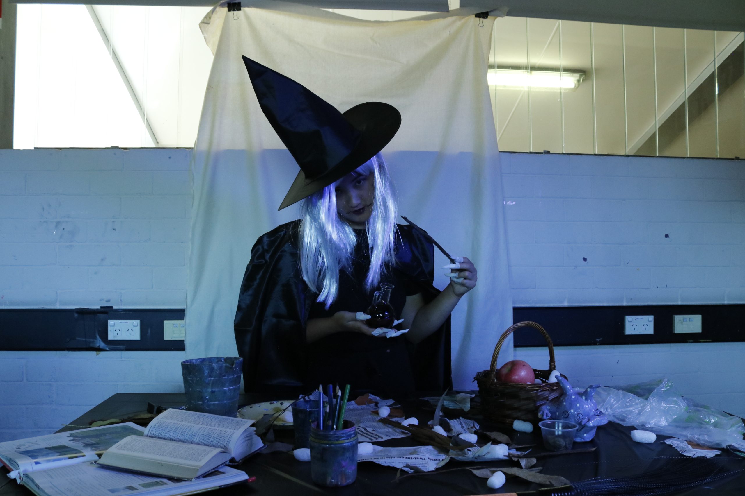 Witch Conducting Spells